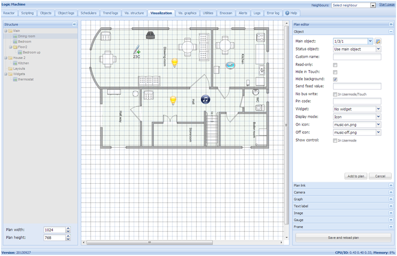 LogicMachine editor