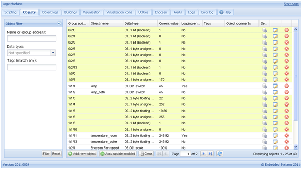 LogicMachine objects