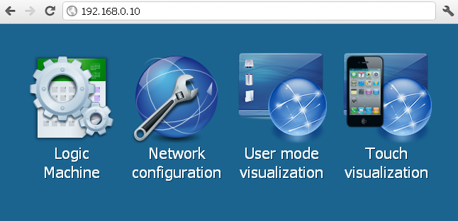 Logic machine visualization main screen