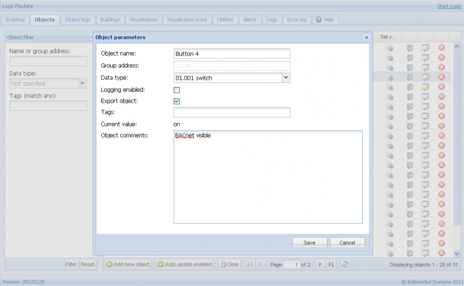 KNX to BACnet gateway with LM3 | Logic Machine platform for KNX/EIB ...